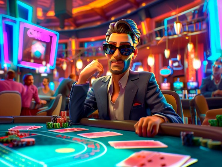 Ilustrasi bingo dengan suasana olahraga